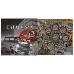 Catalunya Cartera Euros en prueba 70 años Seat 2023 Catalunya Cartera Euros en prueba 70 años Seat 2023