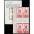 Italia Italy 683 1954 Catálogo Sassone 746a En honor a Carlo Lorenzini autor de Pinocho Bl.4 MNH 