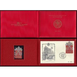 Vaticano 1829-2019 90 Aniv. Estado Vaticano Carpeta con sello y sobre Vaticano 1829-2019 90 Aniv. Estado Vaticano Carpeta con sello y sobre