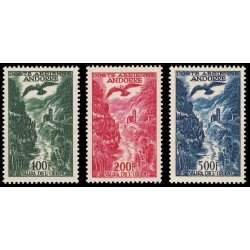 Andorra Francesa Aéreo 2/4 1955-57 Paisajes MNH
