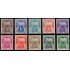 Andorra Francesa 32/41 1946-50 Espigas Leyenda Timbre-Taxe MNH