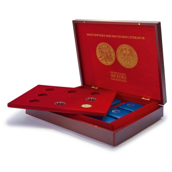 Leuchtturm 367366 VOLTERRA Uno - Estuche para monedas 100 EURO oro