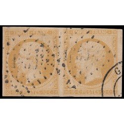 France Francia  13b 1853 Napoleón III Pareja Usados