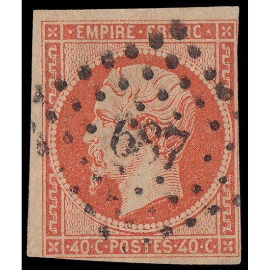 France Francia  16c 1853 Napoleón III Usado