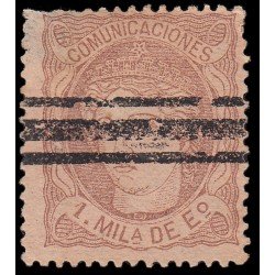 España Spain Barrados 102 1870 Alegoría Comunicaciones