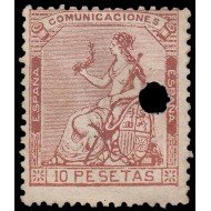 España Spain Telégrafos 140T 1873 Alegoría MH