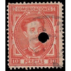 España Spain Telégrafos 182T 1876 Usado