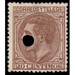 España Spain Telégrafos 203T 1879 MH