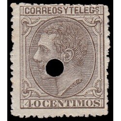 España Spain Telégrafos 205T 1879 MH
