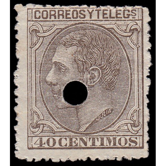 España Spain Telégrafos 205T 1879 MH