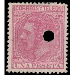 España Spain Telégrafos 207T 1879 MH