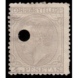 España Spain Telégrafos 208T 1879 usados