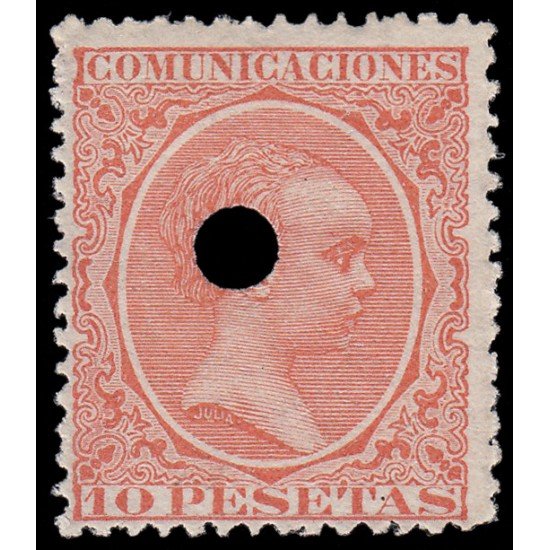 España Spain Telégrafos 228T 1889/99 MH