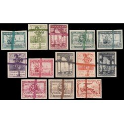 España Spain Variedad 434/47pr 1929 Pro Exposiciones de Sevilla y Barcelona