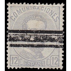 España Spain Barrados 122 1872-73 Comunicaciones 
