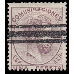 España Spain Barrados 127 1872-73 Reinado de Amadeo I