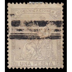 España Spain Barrados 138 1873 Alegoría Comunicaciones 