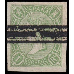España Spain Barrados 72 1865 Isabel II