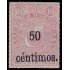 Rep. Dominicana 46a 1883 Sellos de 1880 con sobrecarga MH