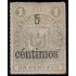 Rep. Dominicana 52a 1883 Sellos de 1881 con sobrecarga y con marco Usado