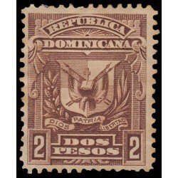 Rep. Dominicana 68 1885-91 Escudos Dentados MH