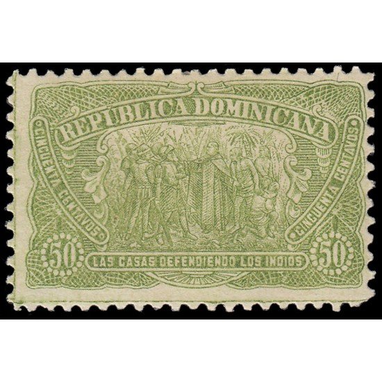 Rep. Dominicana 88 1899 Las Casas defendiendo los indios MH Rep. Dominicana 88 1899 Las Casas defendiendo los indios MH