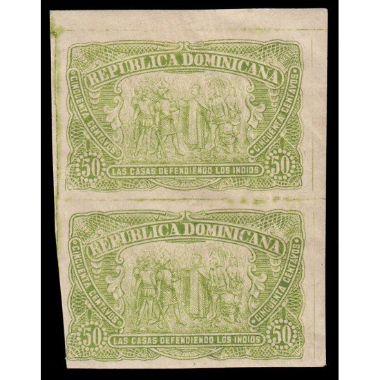 Rep. Dominicana 88b 1899 Las Casas defendiendo los indios MH