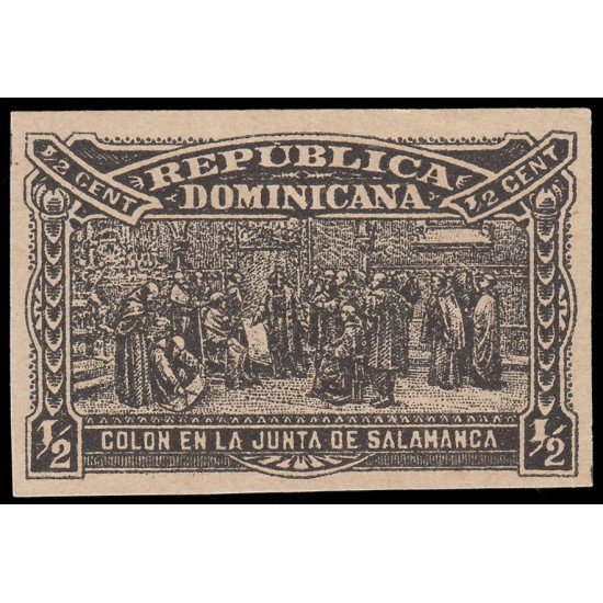 Rep. Dominicana 92 1900 Cristóbal Colón Litografías MH
