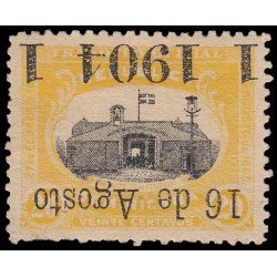 Rep. Dominicana 123c 1904 Sellos de 1902 con sobrecarga MH