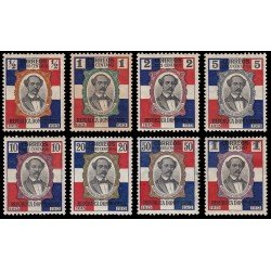 Rep. Dominicana 166/73 1914 Centenario Juan Pablo Duarte MH