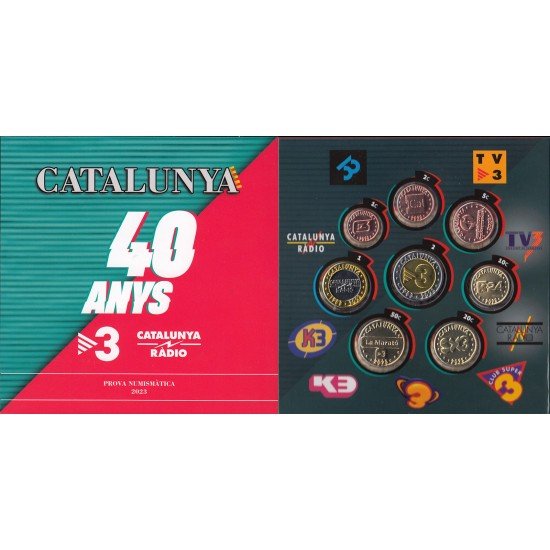 Catalunya Cartera Euros en prueba 40 años TV3 Catalunya Ràdio 2023