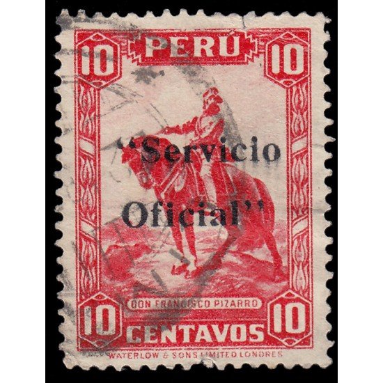 Perú Servicio Oficial 31 1935 Sellos de 1934-36 con sobrecarga Servicio Oficial Usado Perú Servicio Oficial 31 1935 Sellos de 1934-36 con sobrecarga Servicio Oficial Usado
