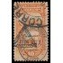 Perú Tasas 24 1883 Sobre sellos de Tasas 1881 sobrecarga Unión Postal Lima Usado