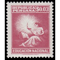 Perú Beneficencia 3 1961 En beneficio de la educación Nacional Firma Bundesdruckerei MH Perú Beneficencia 3 1961 En beneficio de la educación Nacional Firma Bundesdruckerei MH