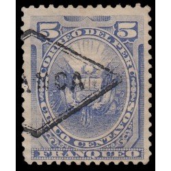 Perú Ancachs 7 1884 Sellos de 1874-84 con sobrecarga MH Perú Ancachs 7 1884 Sellos de 1874-84 con sobrecarga MH
