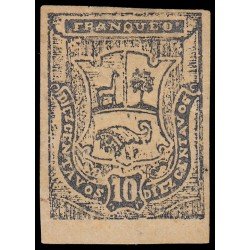 Perú Arequipa 12 1885 Escudos en relieve MH