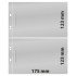 Lindner MU1363 Hojas Multi Collect con 2 bolsillos 175x123mm, transparentes, paquete de 10 