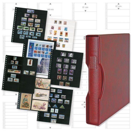Lindner 1124Omnia-W Oferta completa: Juego de Carpeta con anillos REGULAR ( 1124 ) que incluye 2 paquetes de hojas OMNIA a su elección Lindner 1124Omnia-W Oferta completa: Juego de Carpeta con anillos REGULAR ( 1124 ) que incluye 2 paquetes de hojas OMNIA a su elección