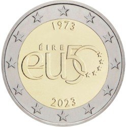 Irlanda 2023 2 € euros conmemorativos  50 Av. Adhesión UE