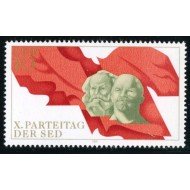 SMI2 Alemania Oriental Germany Nº 2240 1981 10º Congreso del partido socialista alemán Lujo SMI2 Alemania Oriental Germany Nº 2240 1981 10º Congreso del partido socialista alemán Lujo
