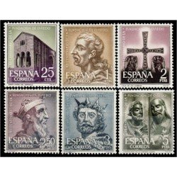 España Spain 1394/99 1961 XII Centenario de la Fundación Oviedo MNH España Spain 1394/99 1961 XII Centenario de la Fundación Oviedo MNH