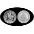 China 1 OZ onza 2024 Oso Panda 10 yens Plata Ag