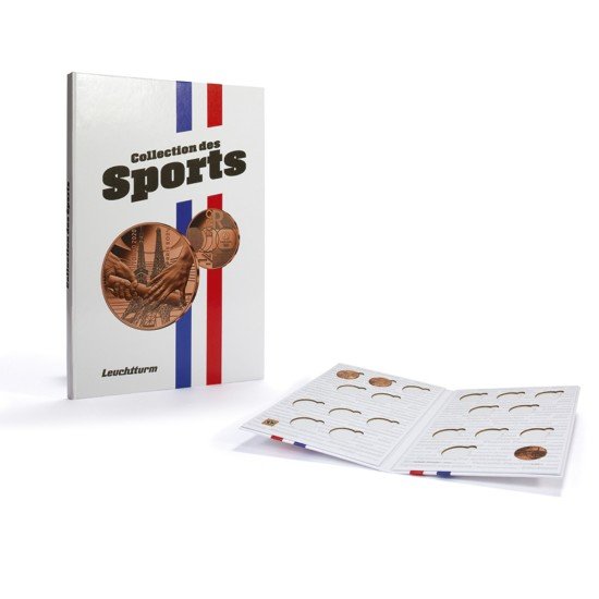 Leuchtturm 369706 Álbum para monedas PRESSO, ¼ € Collection des Sports Leuchtturm 369706 Álbum para monedas PRESSO, ¼ € Collection des Sports