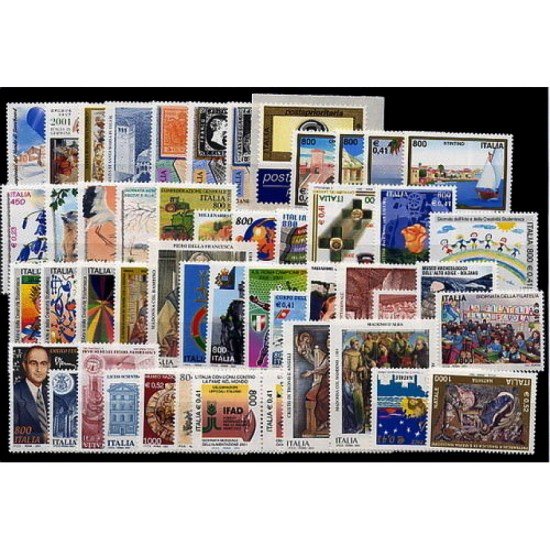 ITALIA 2001 AÑO COMPLETO