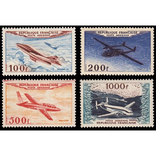 France Francia A- 30/33 1955 Prototipos de avión MNH
