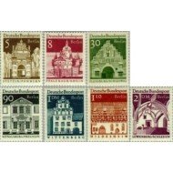  Alemania Berlín - Correo ordinario - 246/52 - 1966 DEUTSCHE Serie edificios históricos Lujo