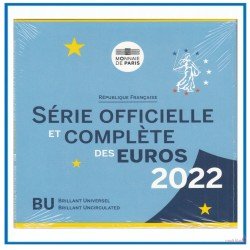 Francia France 2022 Cartera Oficial Monedas € euros Set Francia France 2022 Cartera Oficial Monedas € euros Set