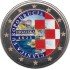 Croacia 2023 2 € euros conmemorativos Color Introducción del Euro en Croacia
