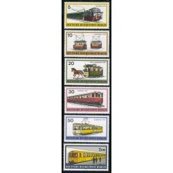 TRA1/S Alemania Berlín DDR  Nº 360/65  1971  Medios de transporte berlineses Lujo
