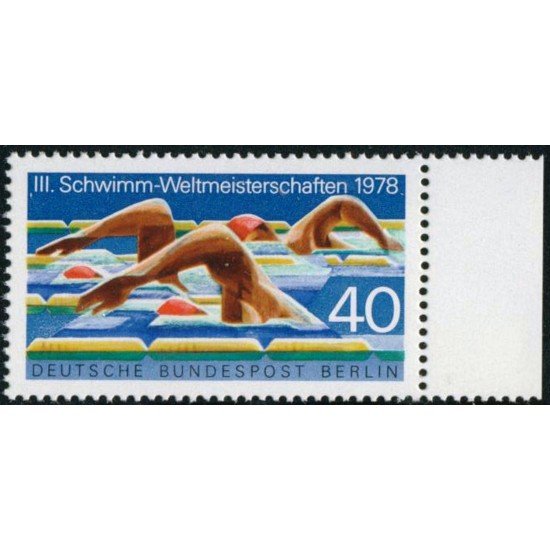 DEP7/S  Alemania Berlín  Nº 533  1978  3º DEUTSCHE Campeonato mundo de natación-Berlín-Lujo